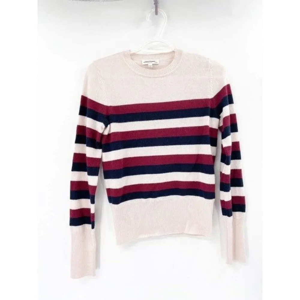 Equipment Femme Wool Cashmere Sweater Women's Medium Striped Colorful Preppy